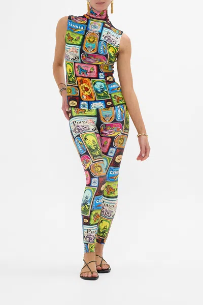 Camilla Jersey Active Legging Sal Do Mar In Multi