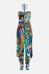 Camilla Jersey Draped Pant Jumpsuit With Hardware Oasis Oracle