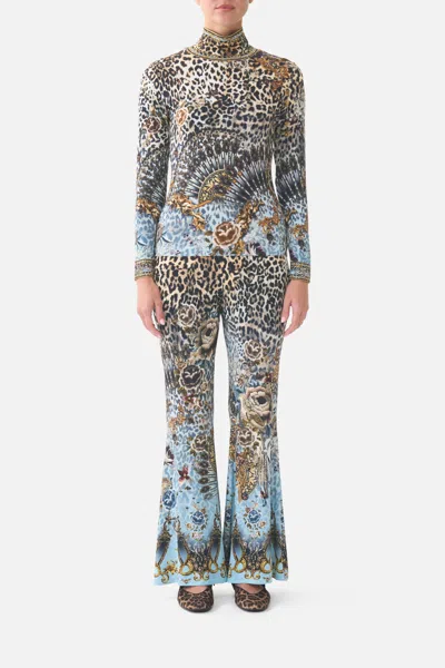 Camilla Minimal Wide Leg Pant Fiesta In Multi