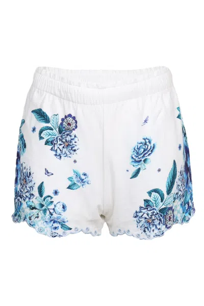 Camilla Kids' Jersey Short With Elastic Waist In Blue