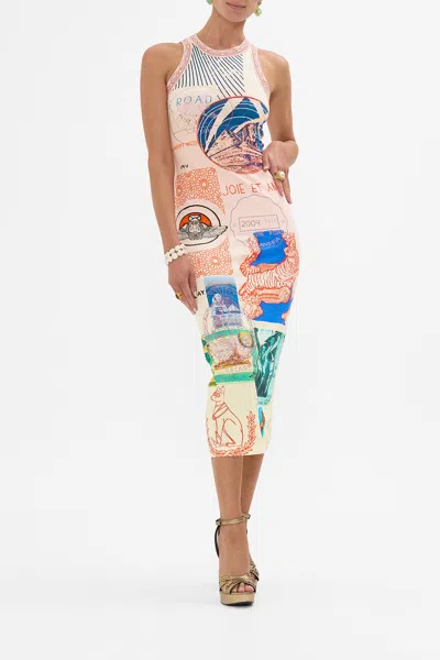 Camilla Jersey Tank Dress Haute Passport In Multi