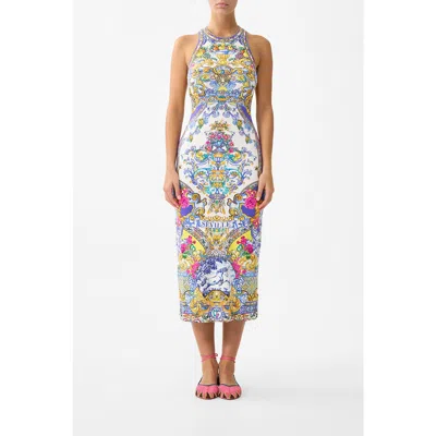 Camilla Jersey Tank Dress In Multi
