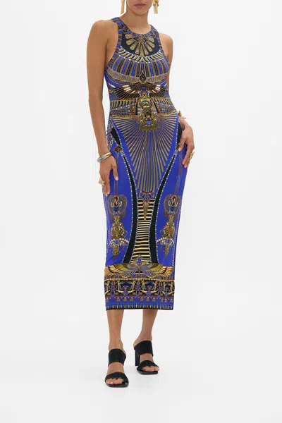 Camilla Jersey Tank Dress My Fair Pharaoh In Blue