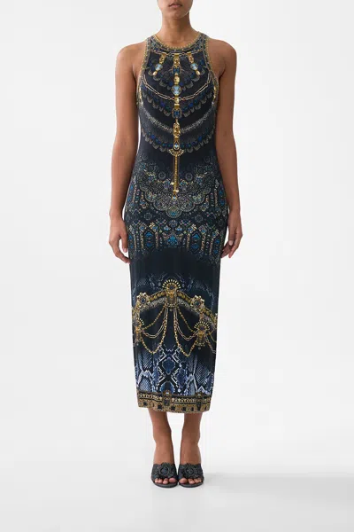 Camilla Jersey Tank Dress Song Of The Solstice In Black