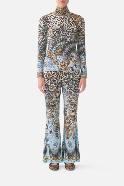 Camilla Jersey Turtleneck Fiesta In Multi