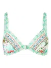 Camilla Just Coasting Bikini Top In Multi
