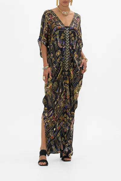 Camilla Kaftan With Front Tab Detail Cartouche Kingdom