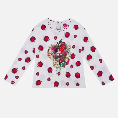 Camilla Kids Long Sleeve Top Just One Bite Snow White