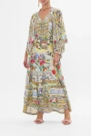 Camilla Kimono Layer With Collar Flor Fantastica In Flor Fantastica