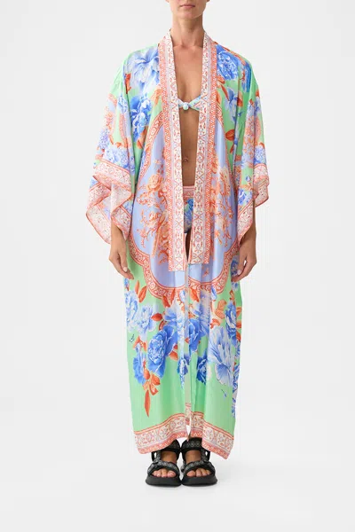 Camilla Kimono Layer With Collar Topkapi Pop In Multi