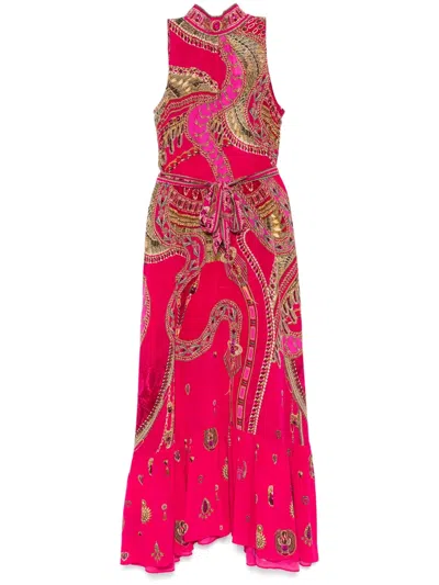 CAMILLA KISSED BY A COBRA MAXI DRESS