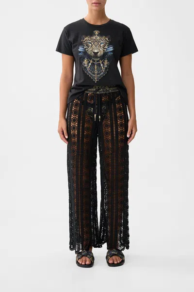 Camilla Lace Pant Song Of The Solstice In Black