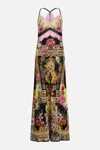 Camilla The Adorned In Alexandria Lace Splice Bias Maxi Dress