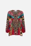 Camilla Lace Up Blouse Sahara Supernatural