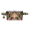 Camilla Ladies Waist Pack In Black/gold In Black