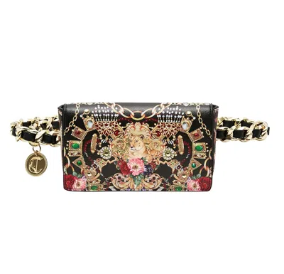 Camilla Ladies Waist Pack In Black/gold