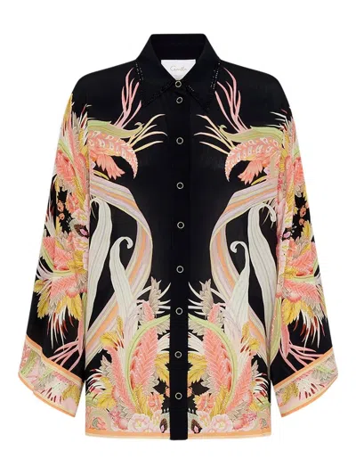 Camilla Lady Of The Moon Shirt In Black