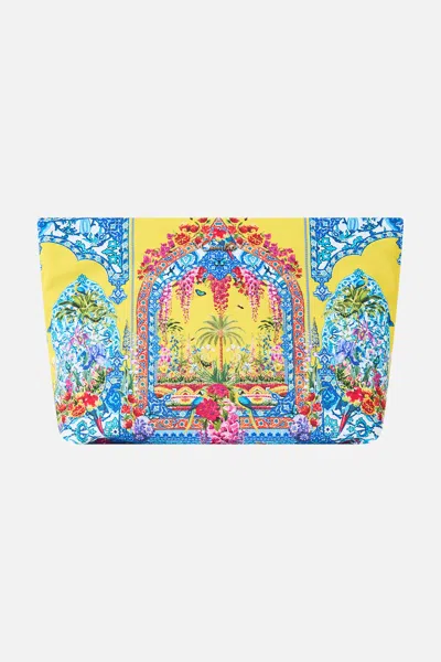 Camilla Large Makeup Clutch Sultanahmet Summer In Pattern