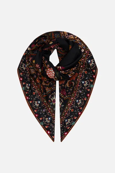 Camilla Large Square Scarf Loom To Tomb In Multi