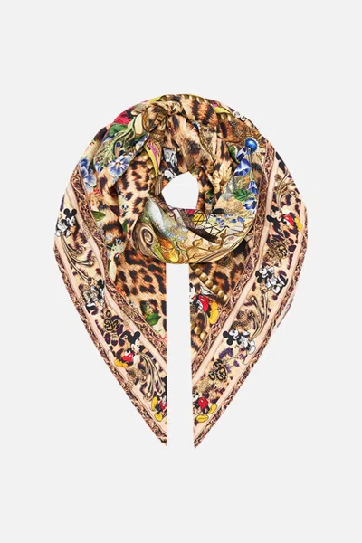Camilla Large Square Scarf Minnie Mouse Magic In Multi