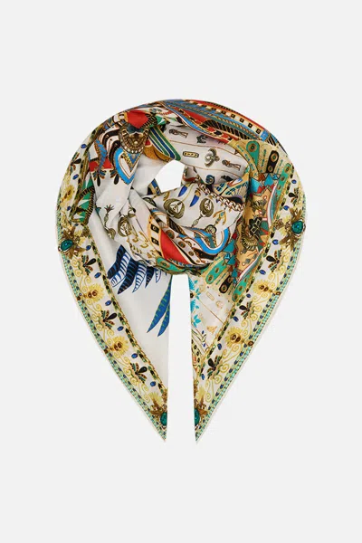 Camilla Large Square Scarf Valley Of The Queens In Multi