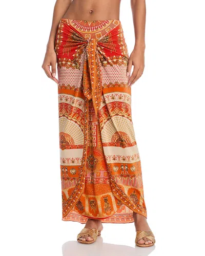 CAMILLA LAYERED SARONG SWIM COVER UP IN THE OBELISK GATE