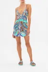 Camilla Layered Short Sarong With Tie Front Oasis Oracle