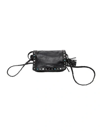 Pre-owned Camilla Leather Crossbody Bag In Black