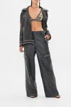 Camilla Leather Utility Pant They Called Her Nefertari