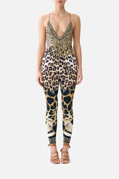 Camilla Leggings Leotigra Land In Brown