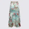 Camilla Printed Cotton Wrap Skirt In The Jewellery Museum