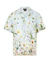 Camilla Linen Cabana Shirt In Multi