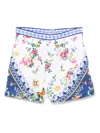 Camilla Linen Shorts In Multi