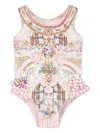 Camilla Lisbon Lullaby-print Swimsuit In Pink
