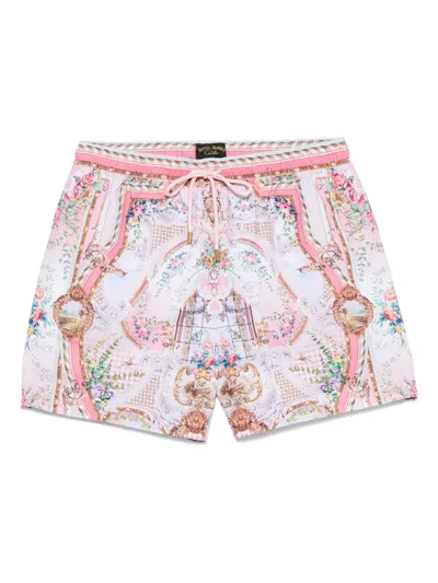 Camilla Lisbon Lullaby Swim Shorts In Pink