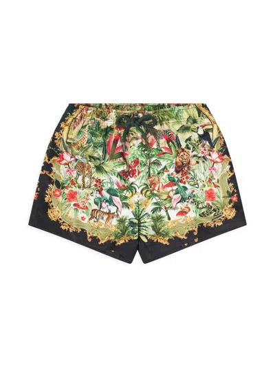 Camilla Little Boy's & Boy's Printed Boardshorts In Wanderlust Empire