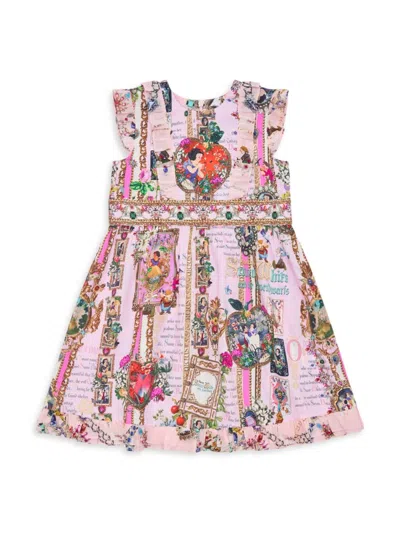 Camilla Little Girl's & Girl's My Sweet Sleeveless Dress In My Sweet Snow White