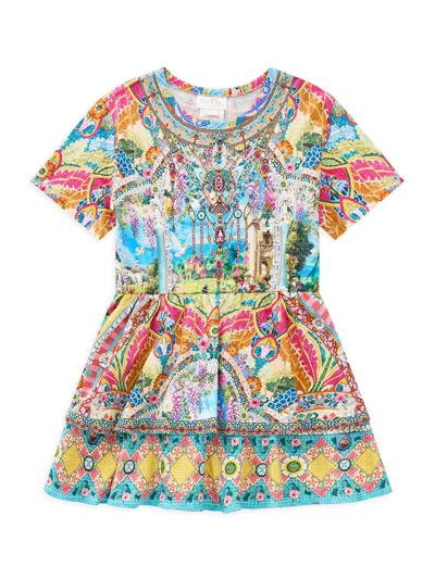 Camilla Little Girl's & Girl's Printed T-shirt Minidress In Multi