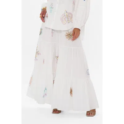Camilla Living In Colour High Waist Tiered Skirt