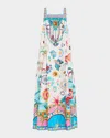 Camilla Wide Strap Sundress In Living In Color In Living In Colour