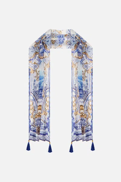 Camilla Long Scarf Azul Adventures In Blue