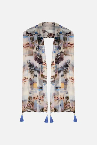 Camilla Long Scarf Call Me In Cairo In Gray