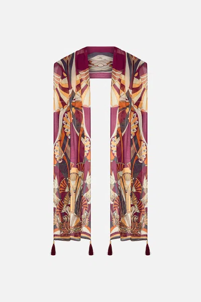 Camilla Long Scarf Desert Delirium In Multi