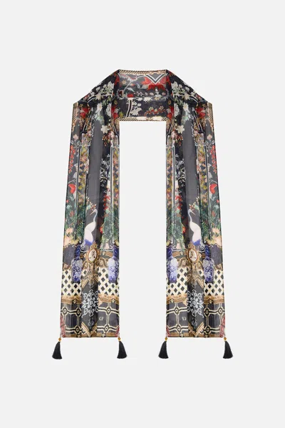 Camilla Long Scarf Palacio Poetry In Black