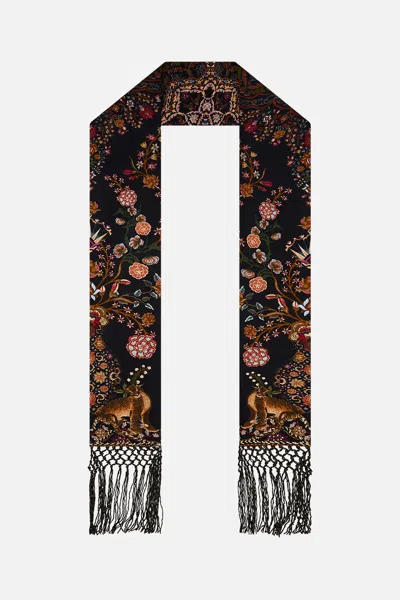Camilla Long Skinny Scarf Loom To Tomb In Multi