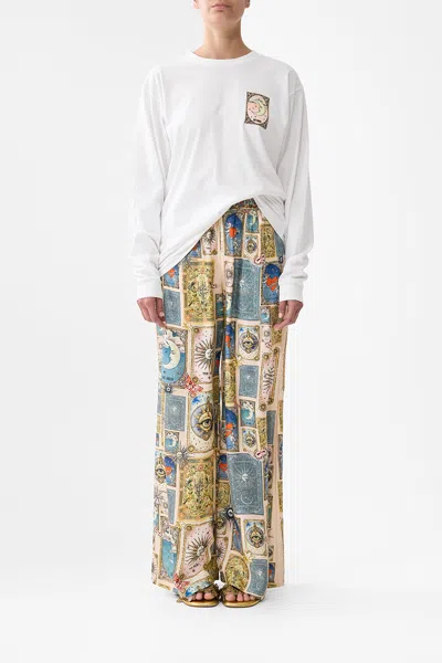 Camilla Long Sleeve Tee House Of Horoscopes In White