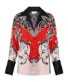 Camilla Pyjama Shirt Mark Of Medusa In Multicolor