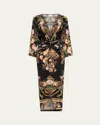Camilla Long Split Front Twist Dress Dynasty Daze In Dynasty Daze