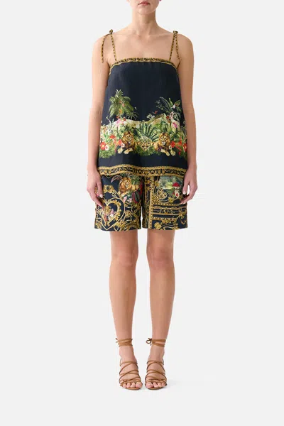 Camilla Longline Short Palace Zoology In Blue