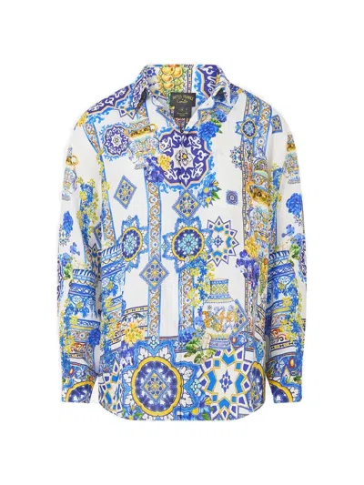 Camilla Long-sleeves Shirt In White